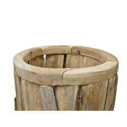 Donica Wazon z drewna tekowego XL 60cm